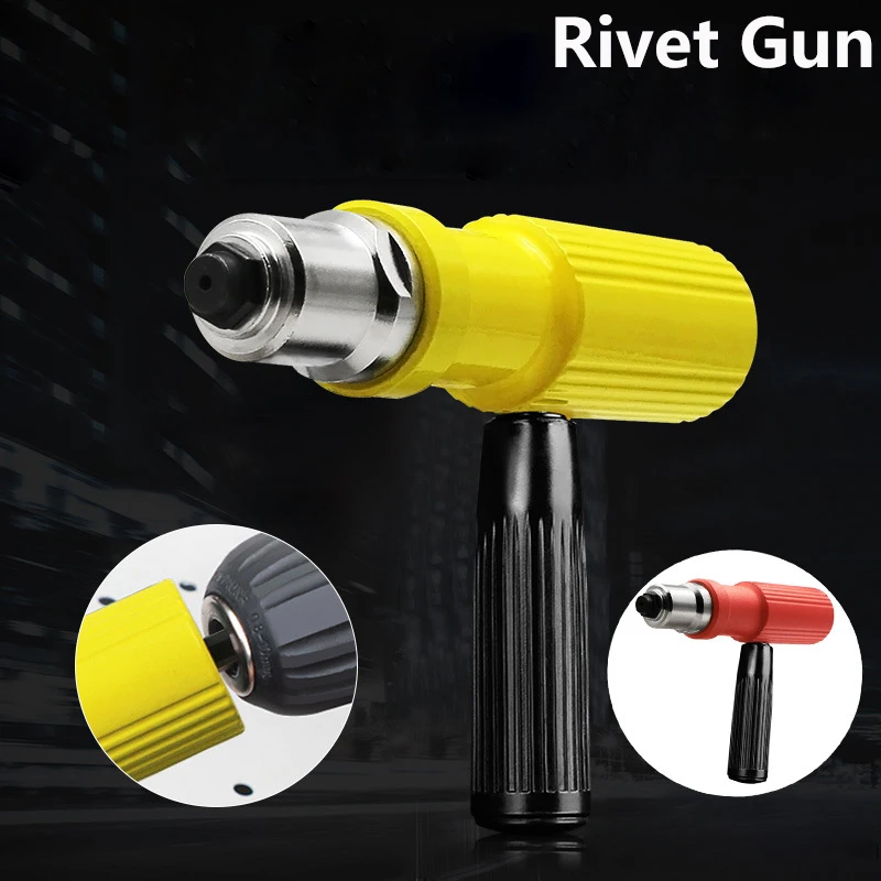 

Riveter Guns Riveting Tools Cordless Riveting Drill Adapter Insert Electric Rivet Nut Gun Tools Drill Adapter Power Tools