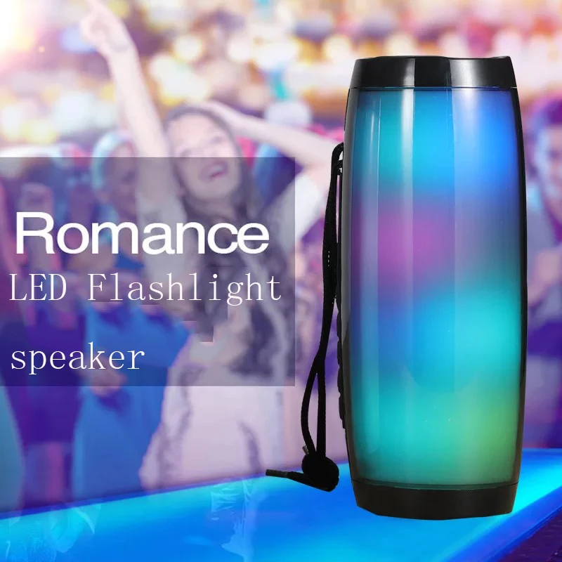 

Portable Column LED Wireless Bluetooth Speaker 10W Subwoofer Sound Bar with FM radio AUX Sound System Super Bass boom box