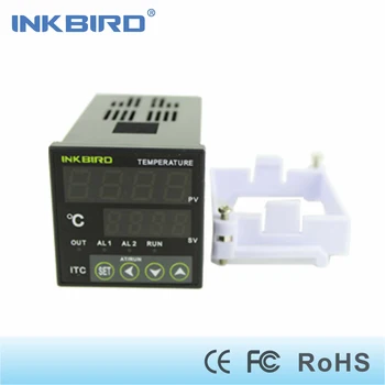 

Inkbird PID Temperature Controller ITC-100 Thermostat Temp Measure with Omron Relay DIN 1/16