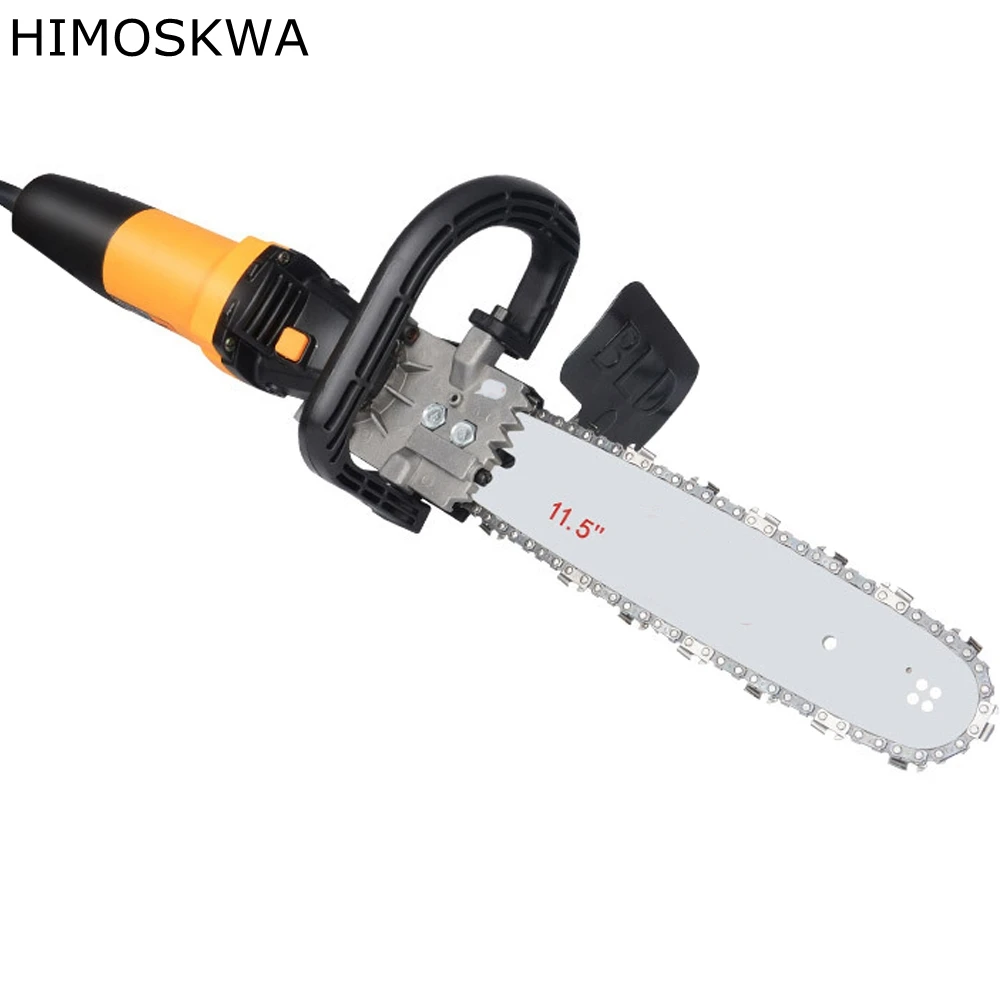 

HIMOSKWA Electric saw household logging saw electric chain saw multi - purpose woodworking mini angle grinder modified 1100w