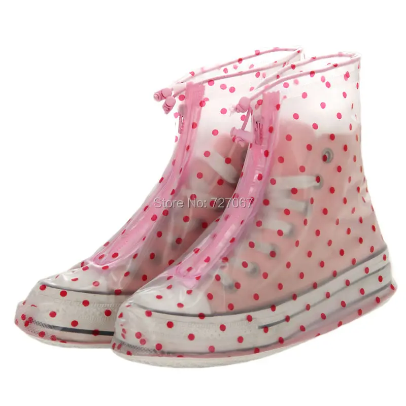 Женские синие дождевые Чехлы для обуви Водонепроницаемые нескользящие шнурки на плоской подошве дождевик