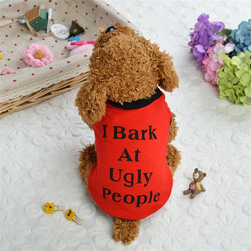 Personality Letters Printing Pets Dog Hoodies For Small Dogs Hot Sale Clothes Sweatshirt For ...