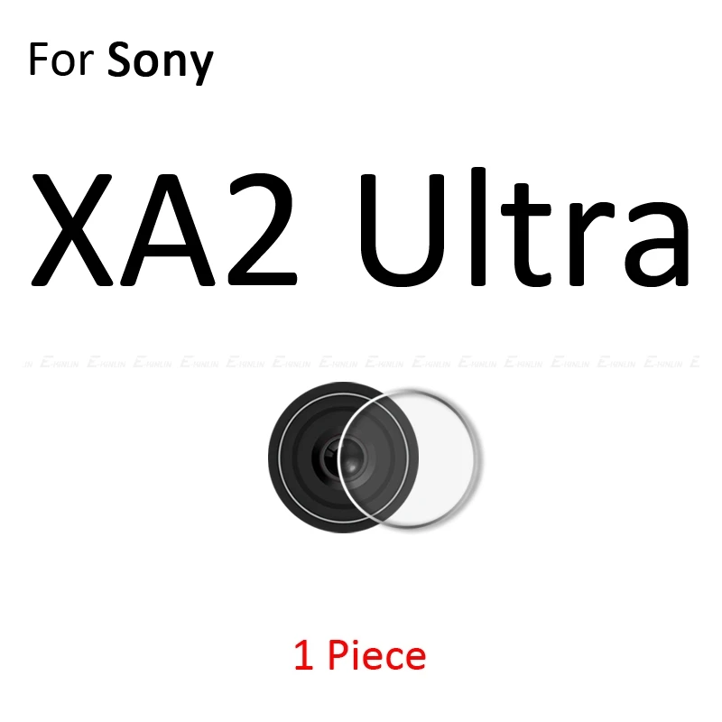 Задняя Защитная пленка для объектива камеры из закаленного стекла для sony Xperia 1 5 10 XA2 Plus Ultra XZ3 XZ2 Premium Compact L2 - Цвет: For XA2 Ultra