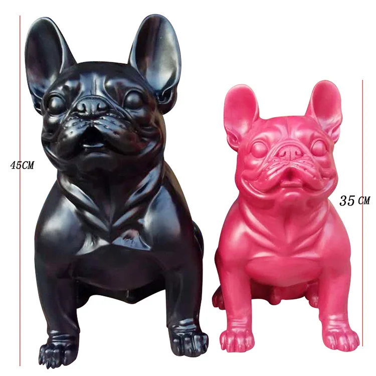 

Fighting Dog Ornaments Model French Bulldog Simulation Dog Decorations Company Office Opening Gifts