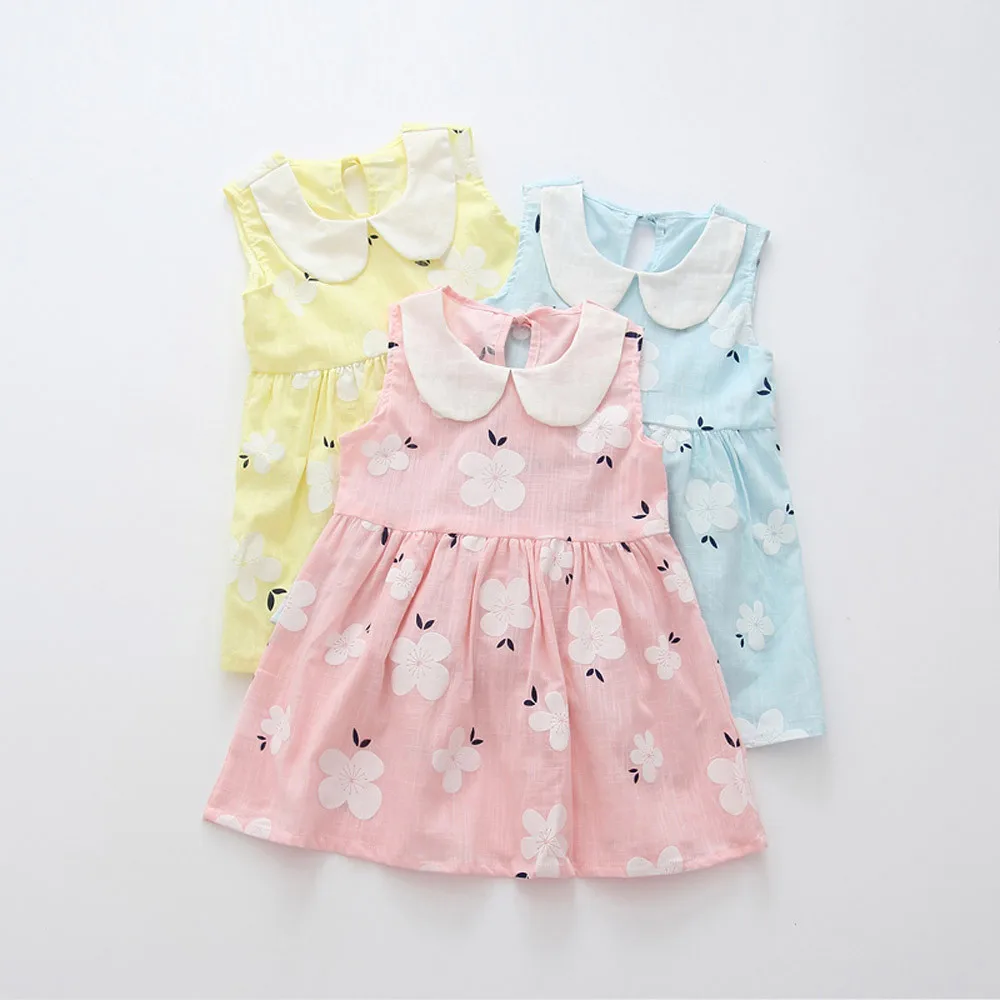 

Summer Dress Girl Princess Toddler Baby Dress Party Wedding Dresses Flower Floral Clothes Rapunzel Birthday SZYADEOU nununu L5