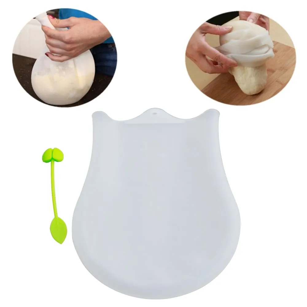 1 X DIY Edible Silicone Gel 1KG Kneading Dough Making Flour Processing Preservation Bag Mixer Maker Baking Pastry Tools Blenders