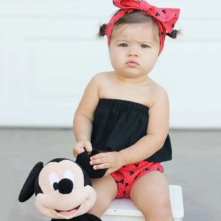 Fashion Summer Baby Clothing Newborn Baby Girl Off shoulder Crop Tube Tops T-shirt Tops Fashion Princess Kids Sunsuit Clothes (20)