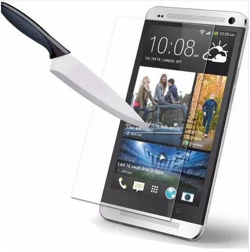 10 шт 2.5D 9 H Премиум закаленное Стекло для HTC один 2 M8 Экран протектор Закаленное