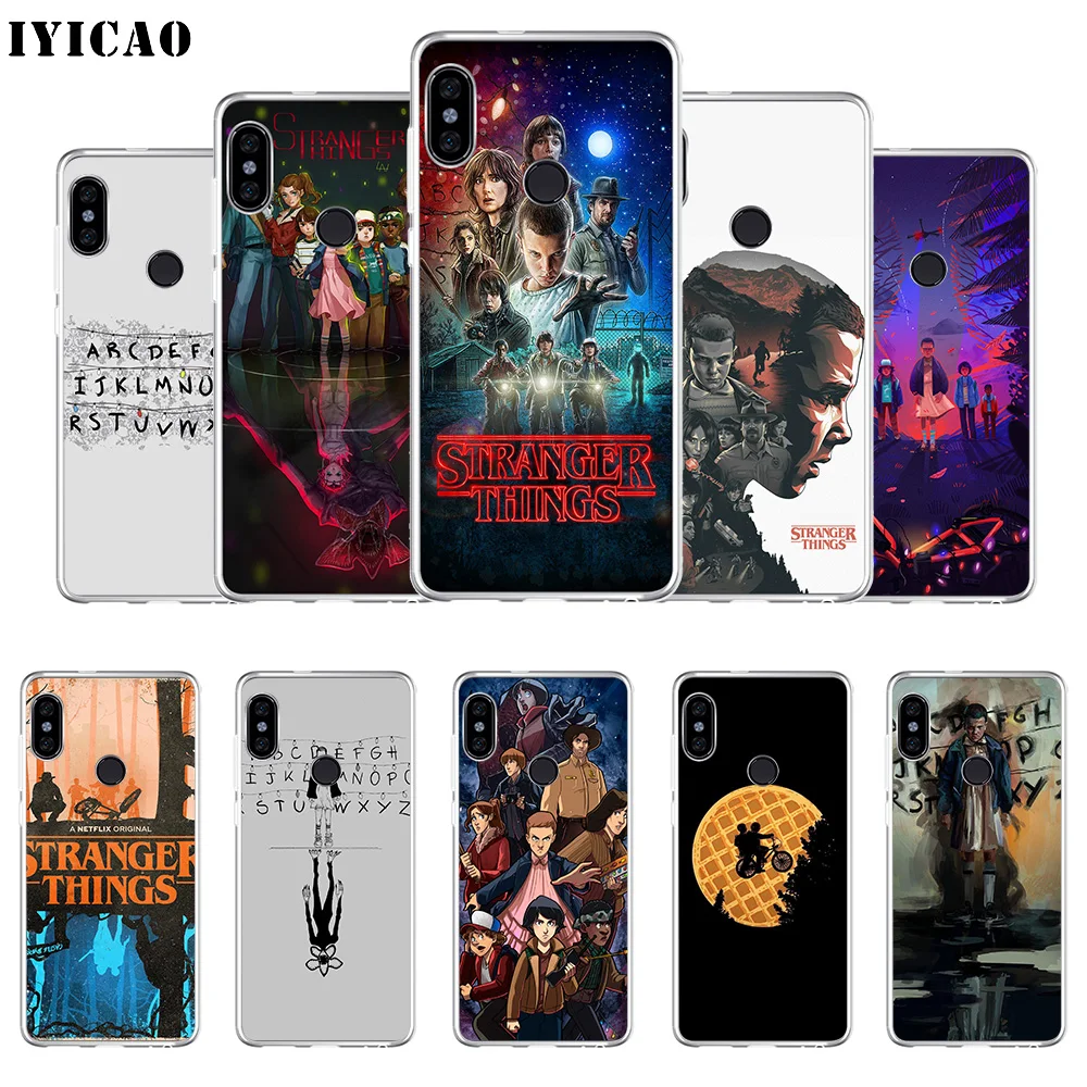 

IYICAO Stranger Things Soft Silicone Phone Case for Xiaomi Mi 9 8 SE Mi 6 Mi A1 A2 Lite F1 MIX2S MIX3 TPU Cover