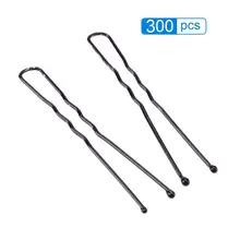 300 шт./кор. u-образной формы для укладки волос Acccessories зажимы черный волос невесты вверх-сделать Сделай Сам принадлежности для укладки волос держатель Заколки Зажимы