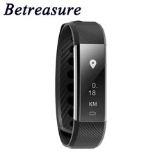 Betreasure BW12 Смарт Браслет Спорт сердечного ритма Мониторы смарт-браслет Фитнес трекер Смарт-браслет для IOS телефона Android