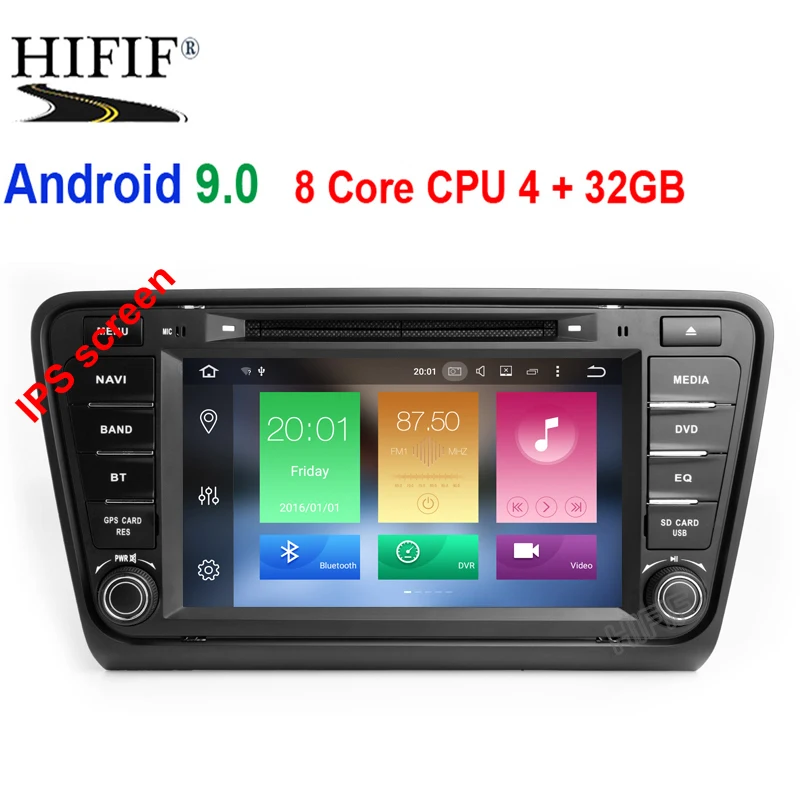 

Octa Core 4+32G IPS Android 9.0 car audio FOR SKODA Octavia A7 2014-2017 car dvd player head device car multimedia car stereo