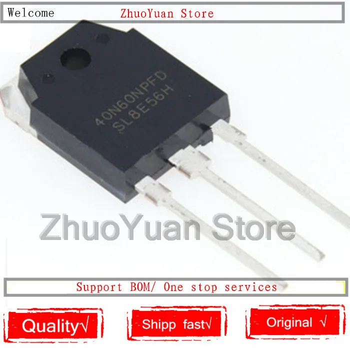 10 шт./лот 40N60NPFD TO 3P 40N60 600 В 40A IGBT SGT40N60NPFDPN TO3P|Голосовые модули