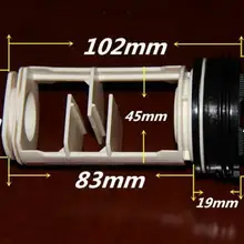 Стиральная машина Запчасти дренажный насос фильтр чистой крышкой 102X53 мм