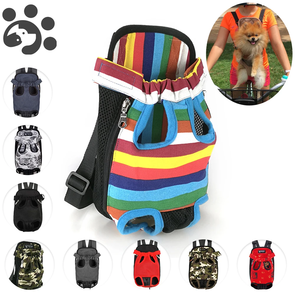 

Dog Carrier for Cat Pet Backpack Outdoor Travel Mesh Dog Handle Bag for Small Dogs Cats Durable Front Bags Chihuahua MP0002