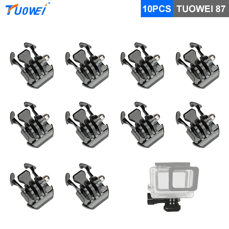 TUOWEI для GoPro Hero 5 Quick Release Пряжка крепление 6 4 3 Xiaomi Yi К SJCAM SJ4000 Спорт Камера аксессуары