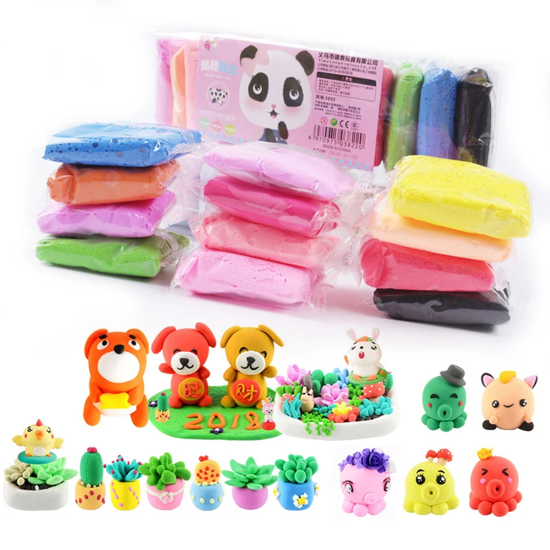 

36-color packaging slime ultra-light clay children's puzzle decompression DIY space mud clay toy