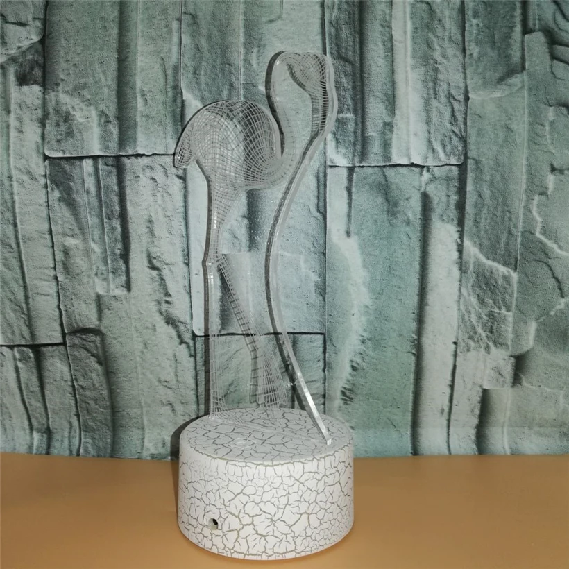 Flamingo 3D night light (10)