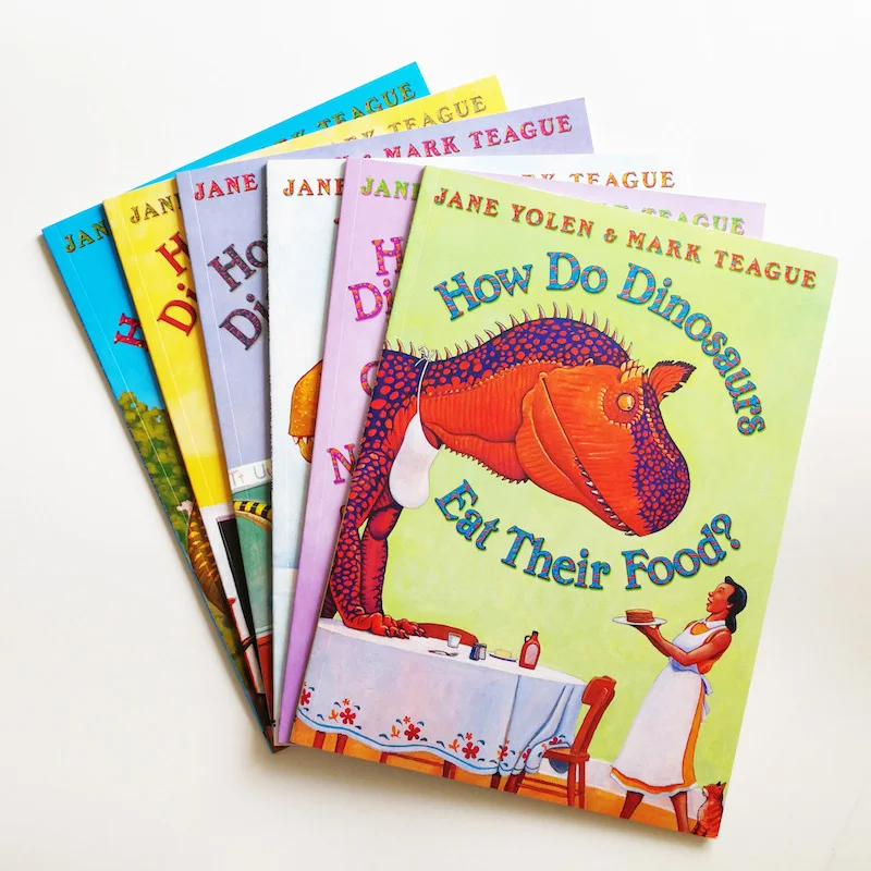 

A4 Size How Do Dinosaurs... Series Books A Set of 6 Volumes for Children English Edition by Jane Yolen and Mark Teague