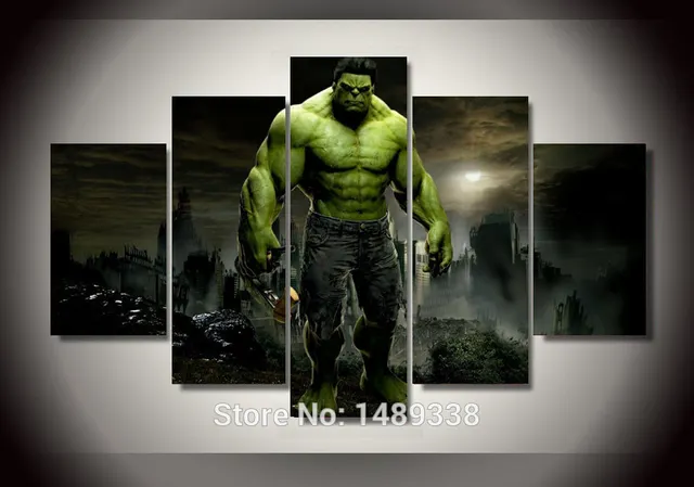 Framed Printed Hulk Movie Group Painting Children S Room Decor Print Framed Printed Hulk Movie Group Painting Children S Room Decor Print Canvas Art Wall Landscaping Paintings