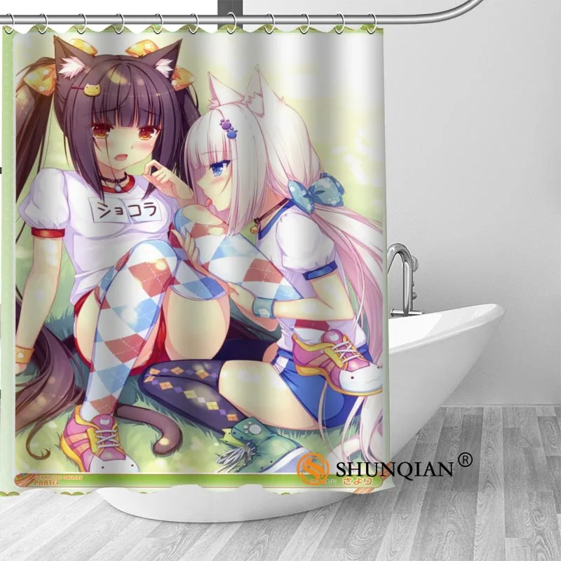 Anime Bath Curtain 100 Polyester Fabric Modern Shower Anime Bath Curtain 100 Polyester Fabric Modern Shower Bathroom Beautiful Decor Print Your Picture In Curtains From Home Garden