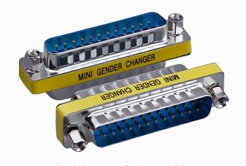 

10pcs/lot DB25 25 Pin Serial Port Male / Male Gender Changer Adapter