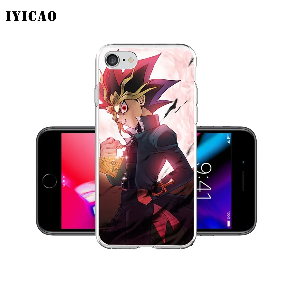 IYICAO Yu Gi Oh! Мягкий силиконовый чехол для телефона Duel Monsters из ТПУ iPhone X XR XS MAX 6 6s 7 8 Plus 5