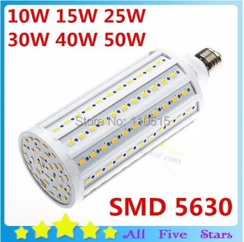 

High Power 220V E27 5730SMD LED light 10W 15W 25W 30W 40W 50W LED Corn lights & lighting Bulb Led Lamp 1pcs/Lot