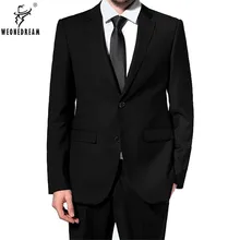 WEONEDREAM(куртка+ брюки) мужской деловой костюм приталенный смокинг формальный модный костюм брендовый Блейзер Masculino Свадебный костюм для мужчин