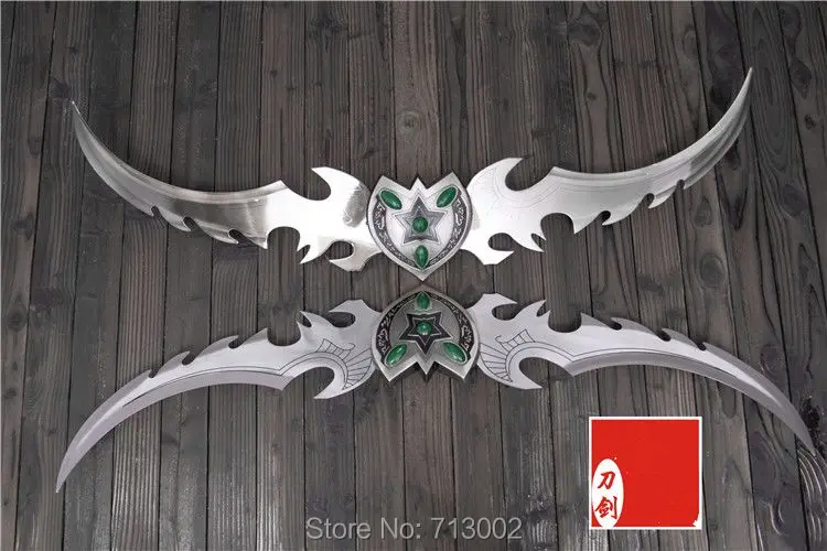 World of Warcraft Frostmourne Illidan Ainosinus War Blade Обрезной металлический меч* Косплей