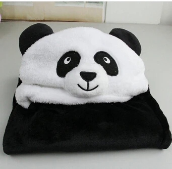 Детский банный халат с капюшоном в форме животного/детский банный халат/детское банное полотенце/детские одеяла/для новорожденных - Цвет: panda
