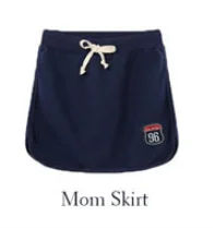 Семейная одежда летние Семья одежда платье для мамы и дочки Семья подходящая друг к другу одежда хлопковая футболка для сына и штаны - Цвет: Mom Skirt