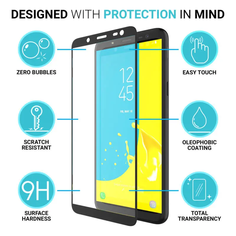 Защитное стекло для Samsung j6 j4 2018 закаленное на Galaxy j 4 6 4j 6j Plus Защитная пленка