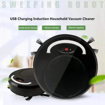 

Household Robot Vacuum Cleaner Portable USB Rechargeable Cleaner Induction Automatic Sweeping Mopping Machine for Home Cleaning