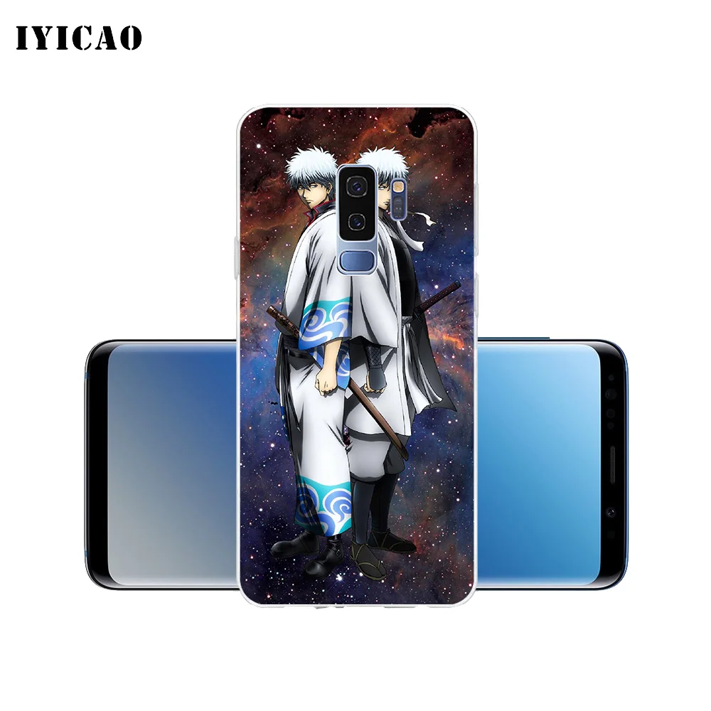 IYICAO Gintama Sakata Gintoki Мягкий силиконовый чехол для телефона Samsung Galaxy S10e S10 S9 S8 Plus S7 Edge TPU