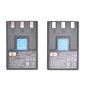 

DSTE 2PCS NB-1L NB-1LH Camera Battery for Canon IXUS 200a 300 300a 320 330 IXY 200 200a S110