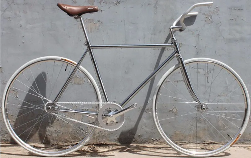 Best Road Bicycle  Fixed Gear Bike  Customize Completed fixie Bike, student Bicycle green frameType 700C wheel   52CM frame 10