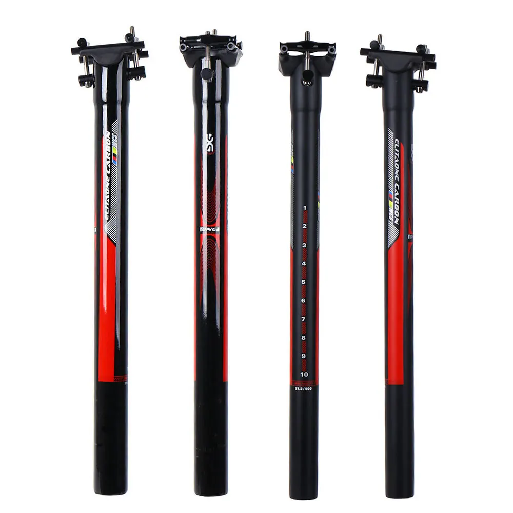 

Carbon seat post 27.2 Road Carbon Fibre Bike Seat Tube Mountain Bicycle Carbon Seatpost UD light 135g 27.2 30.9 31.6*350 400mm