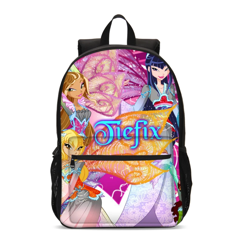 

VEEVANV Brand Designer Winx Club 3D Printing Backpacks For Girls School Bag Bookbags Casual Shoulder Bags Kids Mochila Escolar