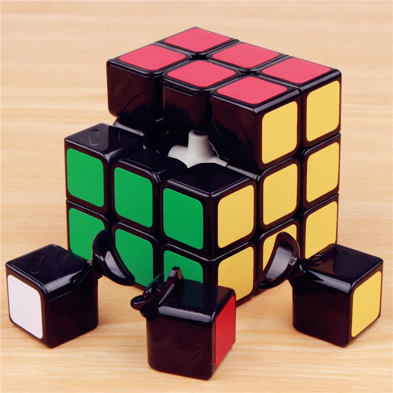 57mm Classic font b Magic b font Toy Cube3x3x3 PVC Sticker Block Puzzle Speed font b