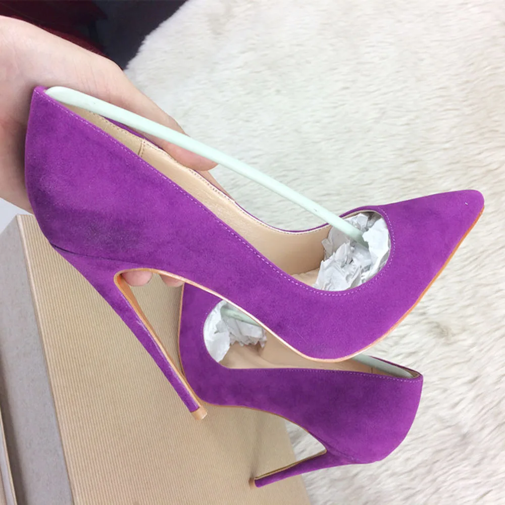 violet stilettos