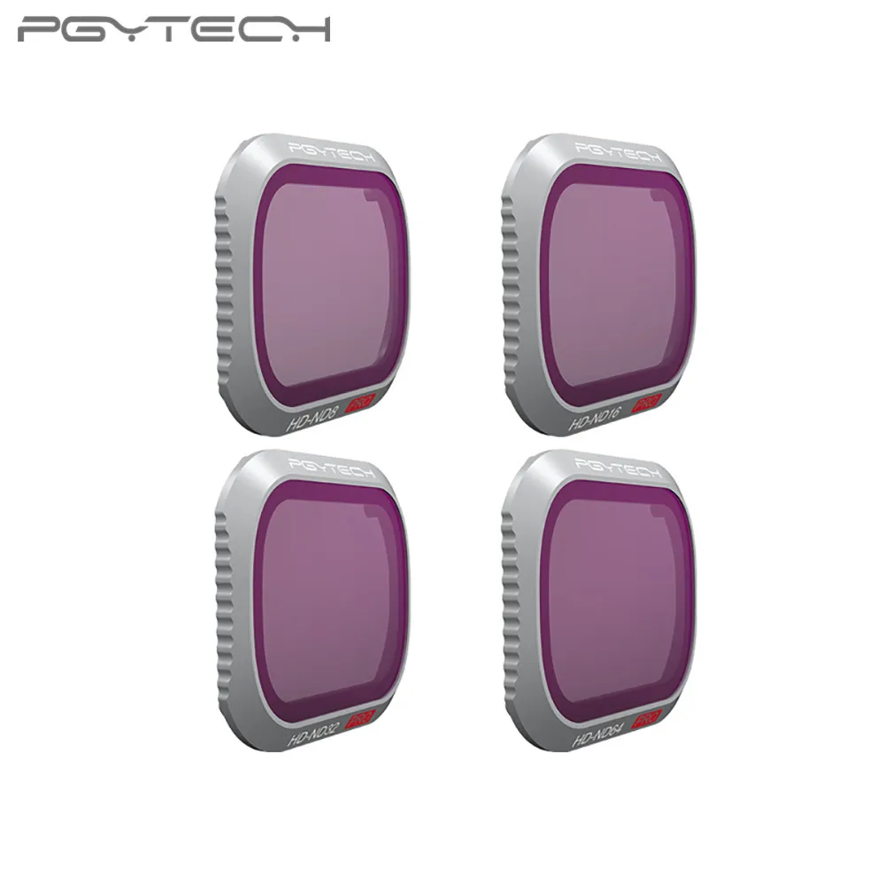 

PGYTECH Mavic 2 Pro Camera Lens Filter Set ND8/16/32/64-PL ND8/16/32/64 Filters Kit for DJI Mavic 2 Pro