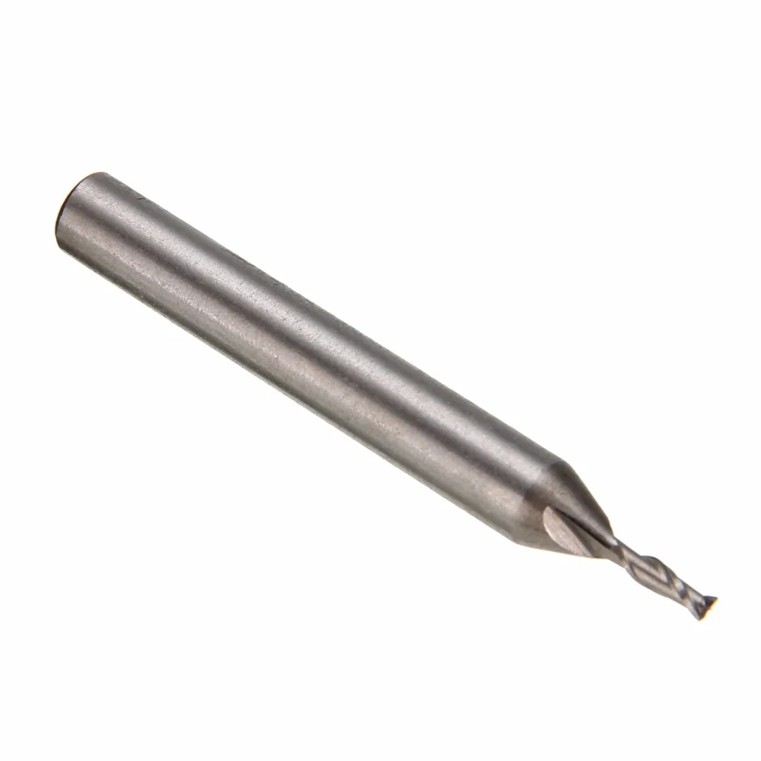 

CNC End Mill Cutter HSS 2 Flutes Straight Shank Coarse Teeth Deep Helical Groove End Milling Cutter Mayitr Drill Bit 2*6*7*51mm
