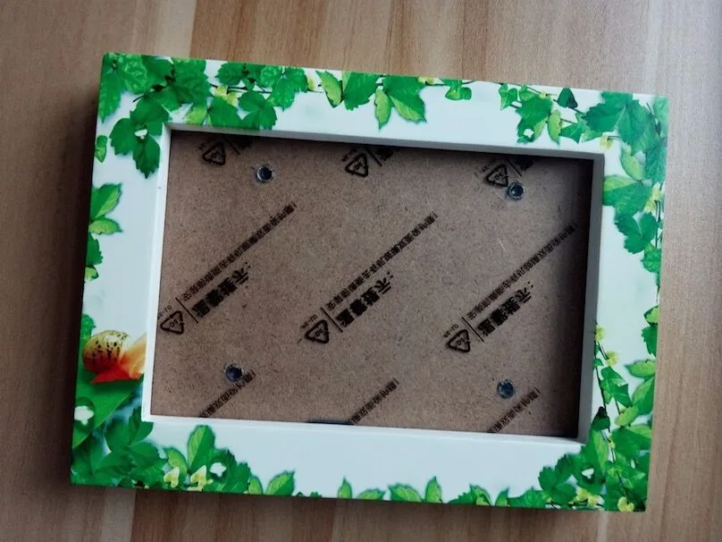 wood photo album