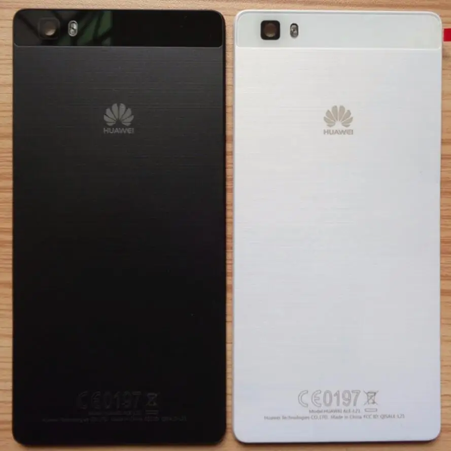 Для Huawei P8 Lite задняя панель Задняя пластина стекло Корпус Замена черный/белый