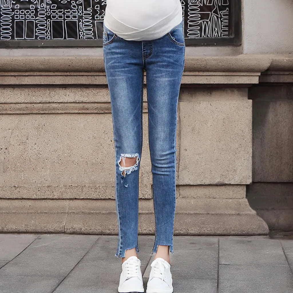 

Maternity Pants Pregnant Woman Legging Jeans Maternity Pants Trousers Nursing Prop Belly Pants For Pregnant Lady In Sumemr