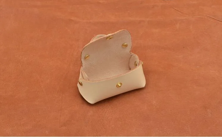 DIY leather craft Mini bag Small coin purse sewing pattern pvc template leather sewing kit leather craft template sewing template