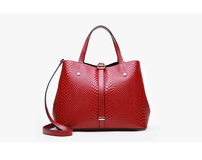 Women genuine leather handbag 14