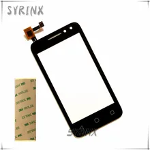 Avec du Ruban Adhésif Écran Tactile Pour Alcatel One Pixi 4 4.0 Tactile OT4034 4034D 4034A Tactile Panneau Écran Tactile Digitizer Façade En Verre capteur