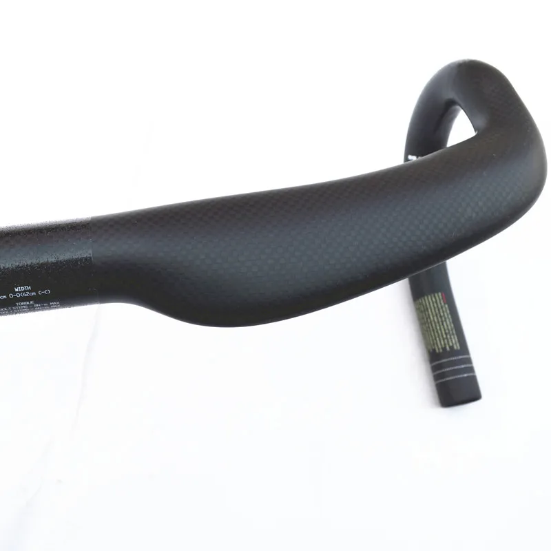 Bicycle Handlebar T700 Carbon Fiber Road Bent Bar 3k Finish 400/420/440mm Inner Cable Routing